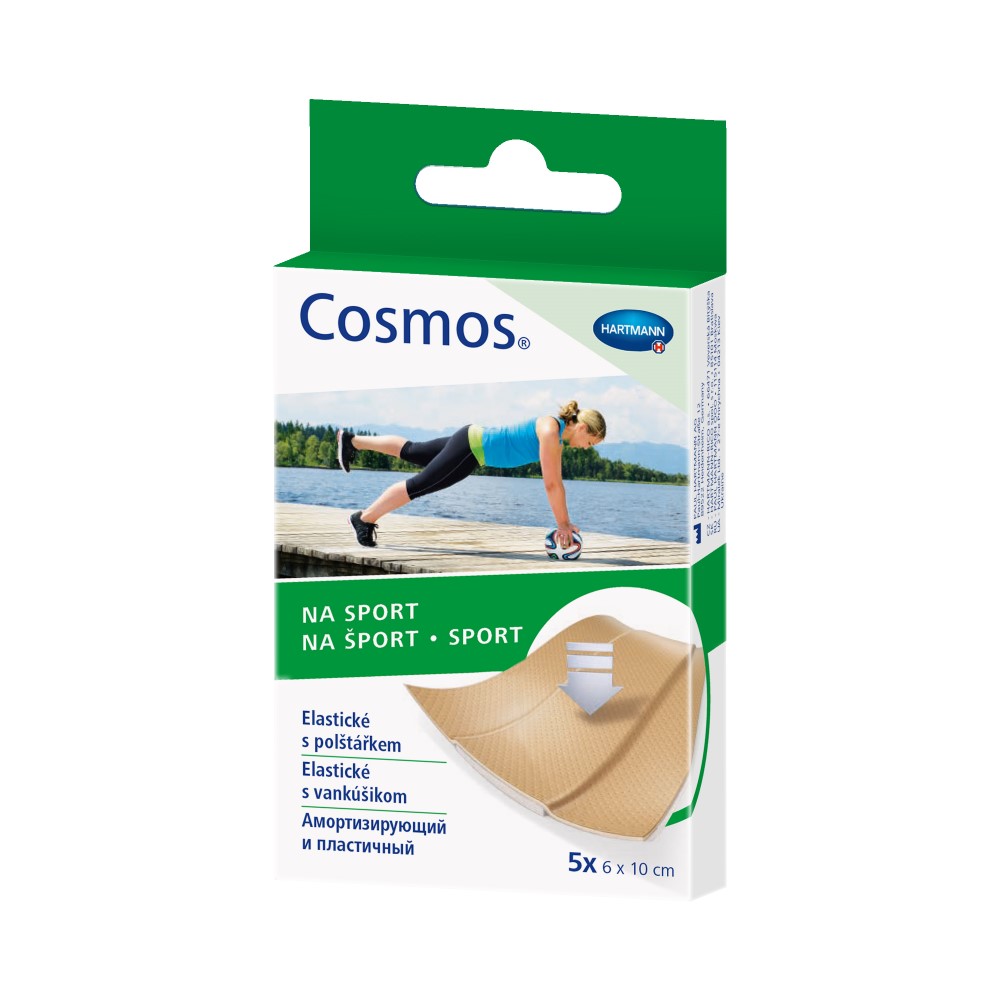 ПЛАСТЫРЬ COSMOS SPORT (НЕСТЕРИЛЬНО) 6Х10СМ N5 инструкция по применению