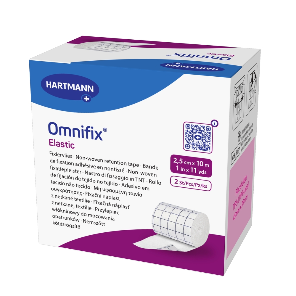 Изображение товара Фиксирующий пластырь omnifix elastic 2,5 смx10 м для раневых повязок и фиксации устройств