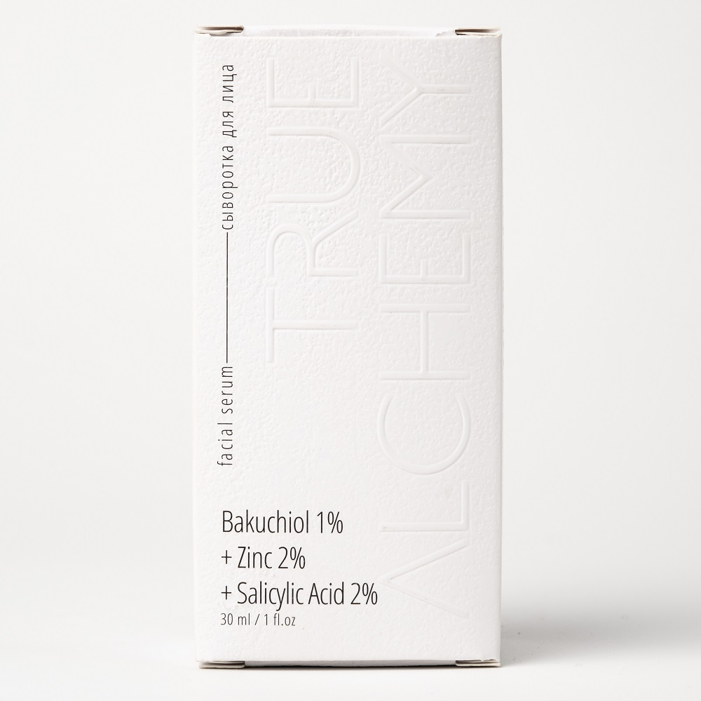 Изображение товара True alchemy сыворотка для лица с bakuchiol 1% и цинком 2% 30 мл