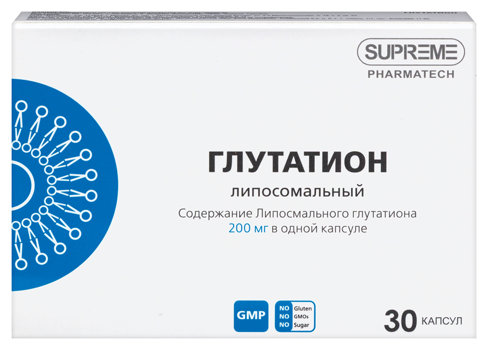 Изображение товара Липосомальный глутатион 30 капсул по 548 мг