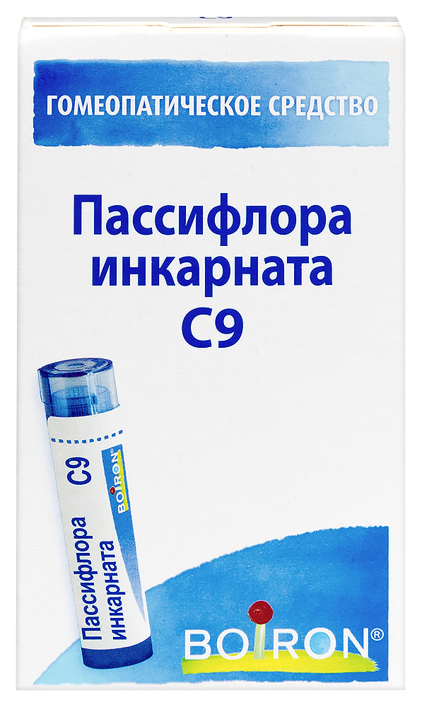 Изображение товара Пассифлора инкарната с9 гомеопатические гранулы 4 гр натуральный препарат для нервной системы