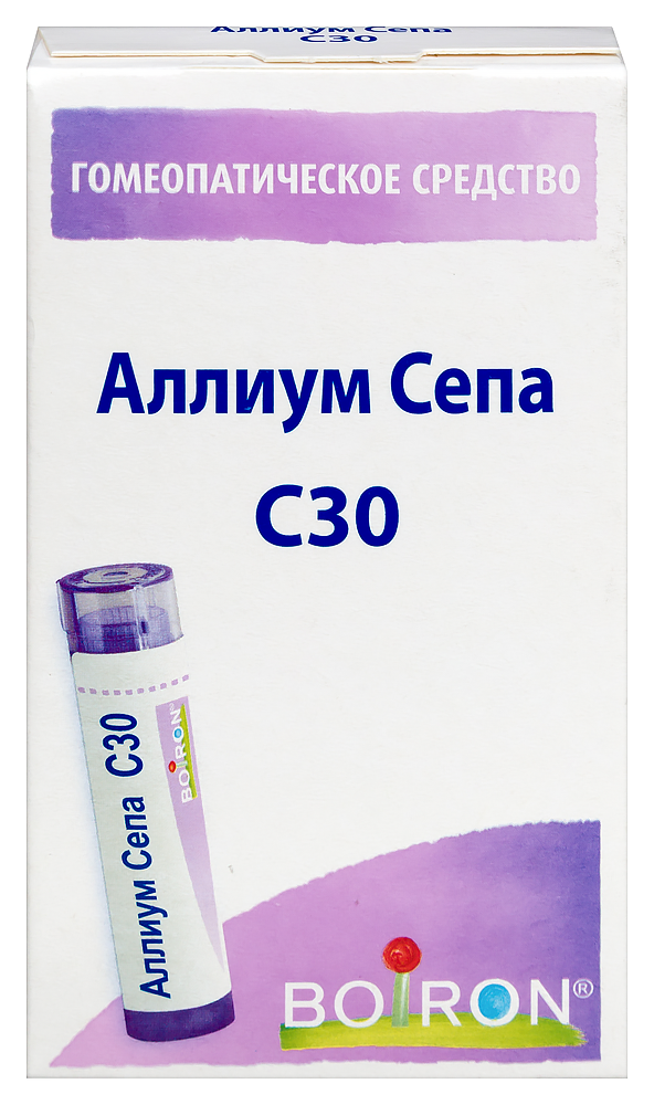 Изображение товара Гомеопатические гранулы Аллиум сепа с30 4 г натуральное средство
