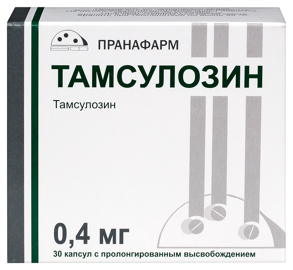 Изображение товара Капсулы Тамсулозин 0,4 мг для лечения ДГПЖ 30 шт.