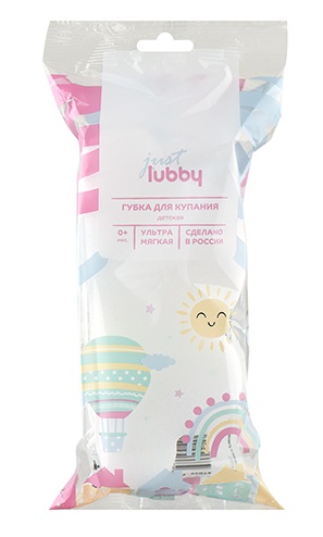 Изображение товара Lubby губка для купания детская 0+/арт 32073