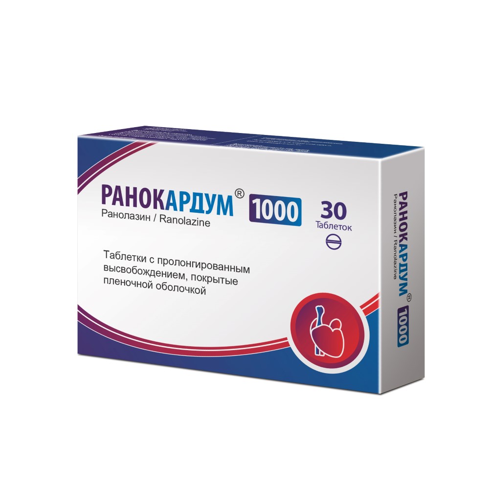 РАНОКАРДУМ 1,0 N30 ТАБЛ ПРОЛОНГ ВЫСВОБ П/ПЛЕН/ОБОЛОЧ - цена 1477.70 руб.,  купить в интернет аптеке в Санкт-Петербурге РАНОКАРДУМ 1,0 N30 ТАБЛ ПРОЛОНГ  ВЫСВОБ П/ПЛЕН/ОБОЛОЧ, инструкция по применению