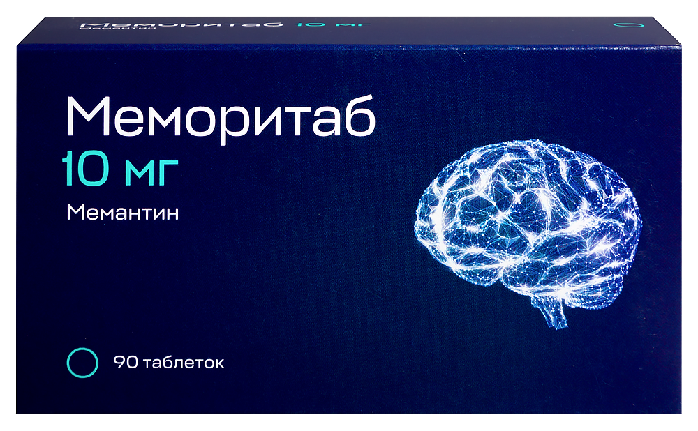 Изображение товара Меморитаб 10 мг таблетки диспергируемые для лечения деменции