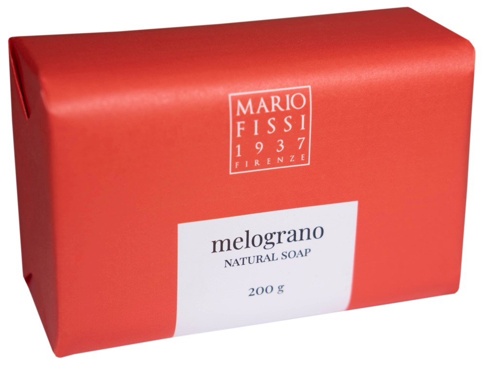 Изображение товара Mario fissi 1937 мыло туалетное твердое гранат 200 гр