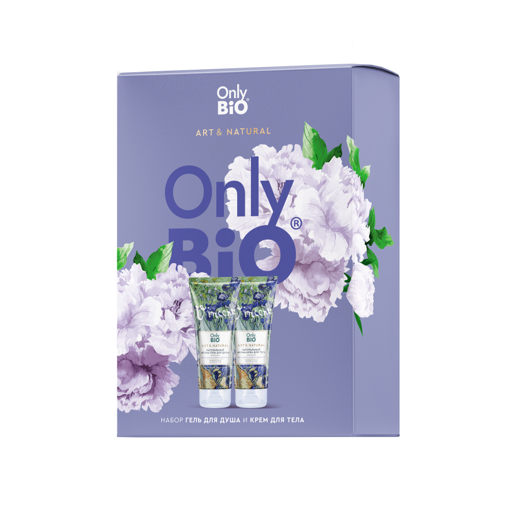 Изображение товара Набор масел для тела ирис и ваниль 2x200 мл Only bio art&natural