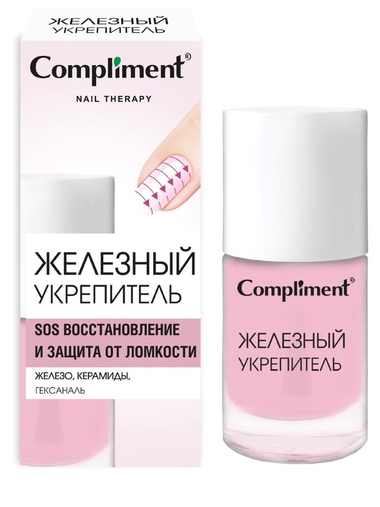 Изображение товара Compliment Nail Therapy Железный укрепитель для ногтей 10 мл