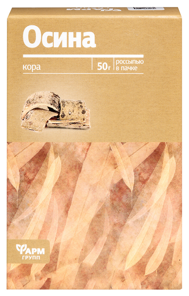 Изображение товара Осины кора 50 гр - биологическая добавка из природных дубильных веществ