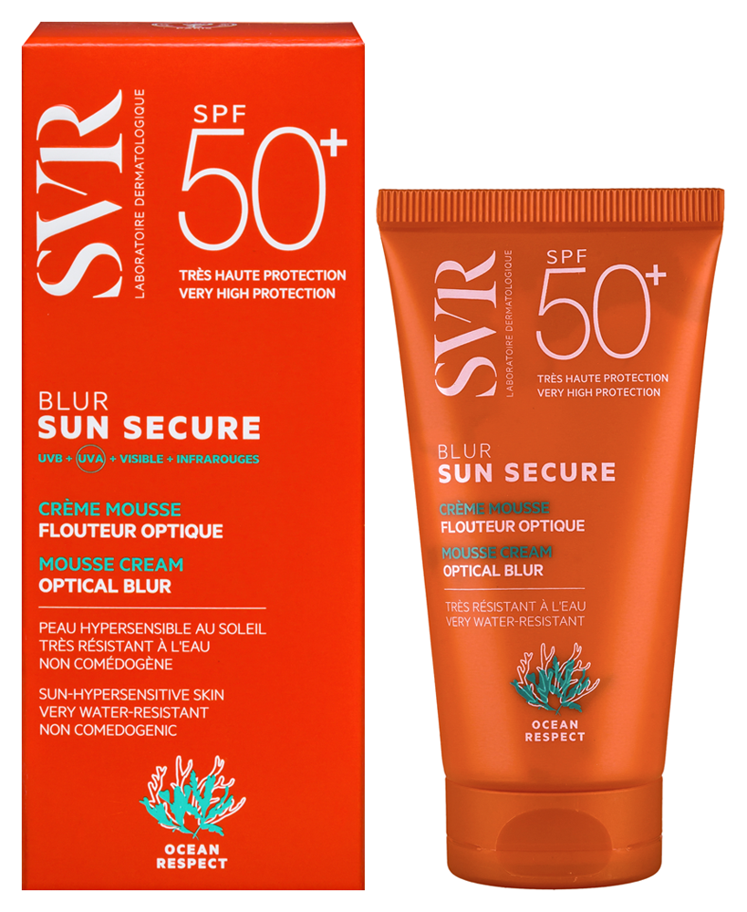 Изображение товара Svr sun secure безопасное солнце крем-мусс SPF50+ 50 мл - защита и основа под макияж