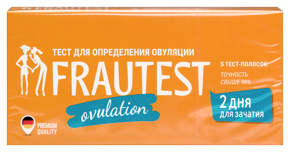 Изображение товара ТЕСТ-ПОЛОСКА ДЛЯ ОПРЕДЕЛЕНИЯ ОВУЛЯЦИИ FRAUTEST OVULATION N5