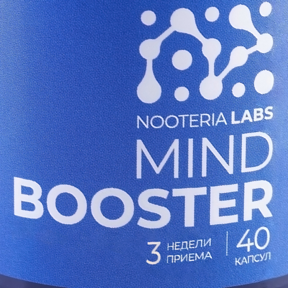 Nooteria Labs Mind Booster Маинд Бустер 40 шт. капсулы массой 520 мг - цена  2444 руб., купить в интернет аптеке в Москве Nooteria Labs Mind Booster  Маинд Бустер 40 шт. капсулы массой 520 мг, инструкция по применению