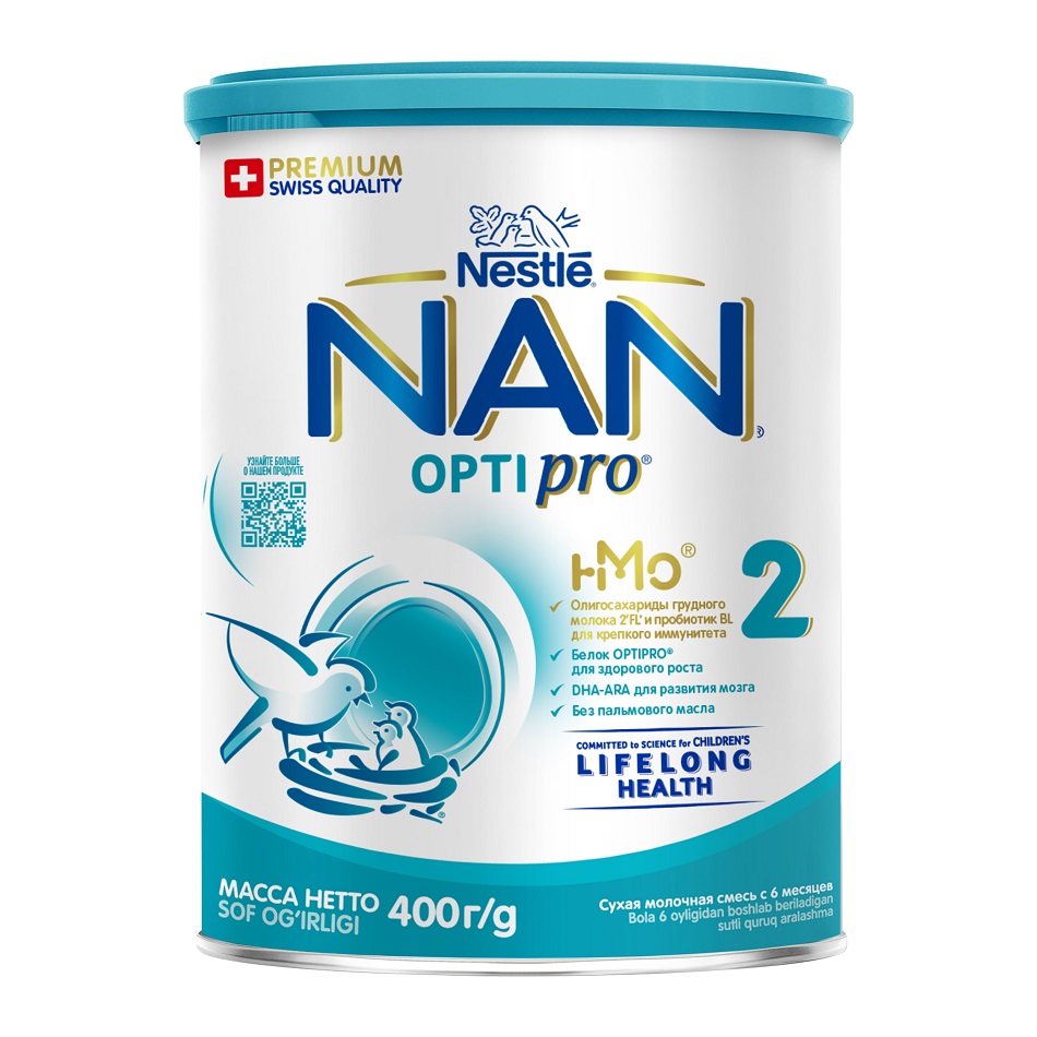 Изображение товара Nan 2 Optipro сухая детская смесь для детей с 6 месяцев 400 г