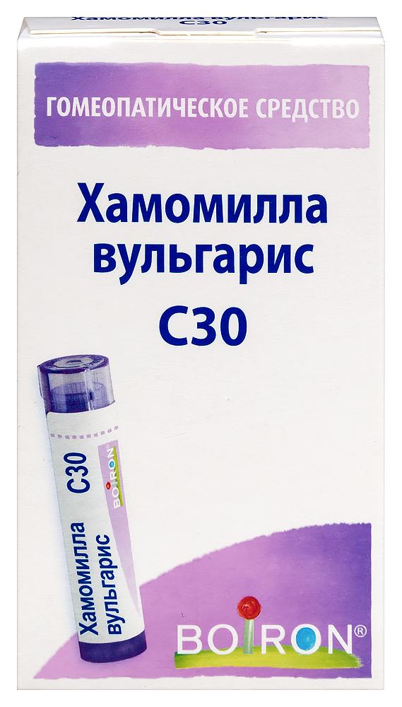 Изображение товара Хамомилла вульгарис c30 гомеопатические гранулы 4 г натуральное средство