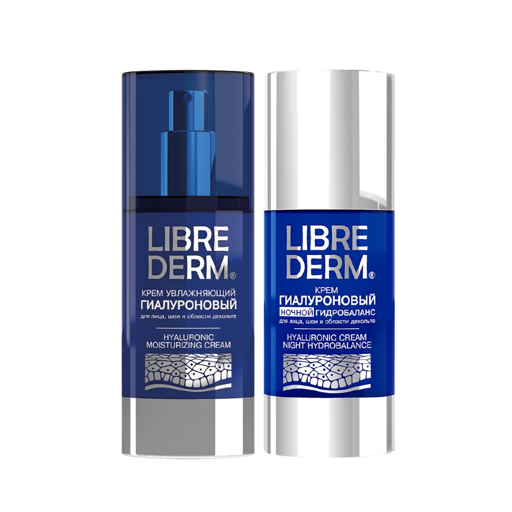 Изображение товара Набор ЛИБРИДЕРМ Гиалурон: крем для лица/шеи/декольте + крем ночной