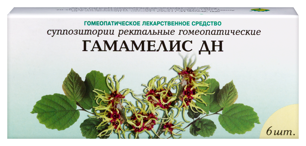 Изображение товара Гамамелис дн 6 шт. ректальные суппозитории для лечения геморроя Изображение товара Гамамелис дн 6 шт. ректальные суппозитории для лечения геморроя
