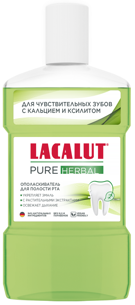 Изображение товара Lacalut pure herbal ополаскиватель для полости рта 475 мл