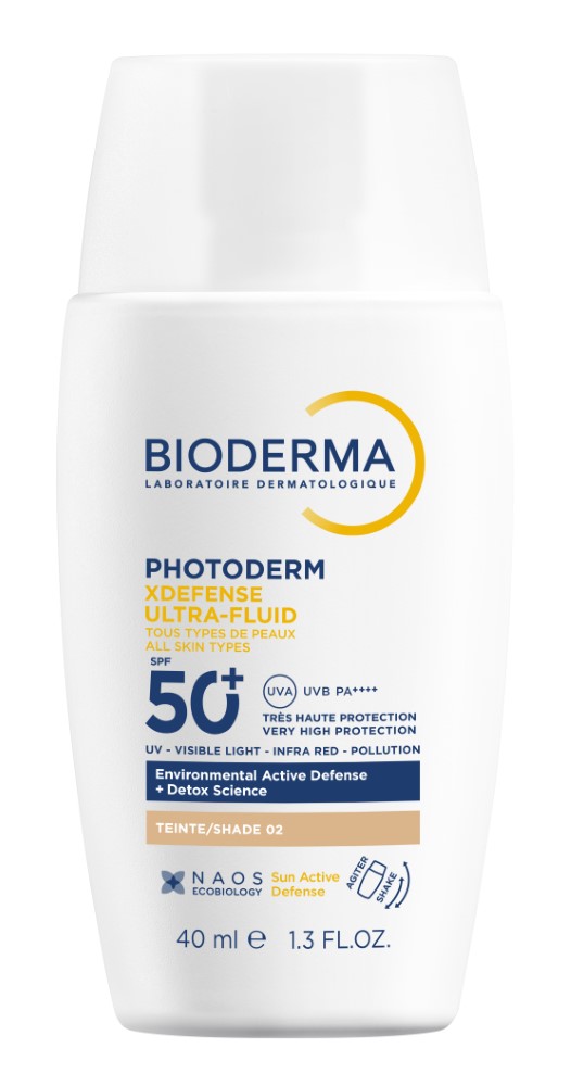 Изображение товара Bioderma photoderm xdefense флюид солнцезащитный для всех типов кожи светлый оттенок spf50+ 40 мл