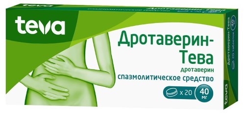 ДРОТАВЕРИН-ТЕВА 0,04 N20 ТАБЛ инструкция по применению