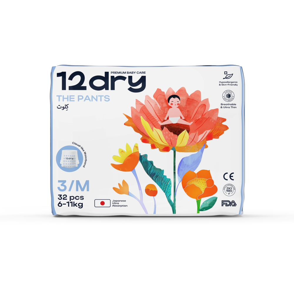 Изображение товара Подгузники 12Dry М (6-11 кг), 32 шт