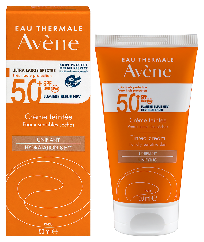 Изображение товара AVENE солнцезащитный тонирующий крем SPF50+ для лица и шеи 50 мл