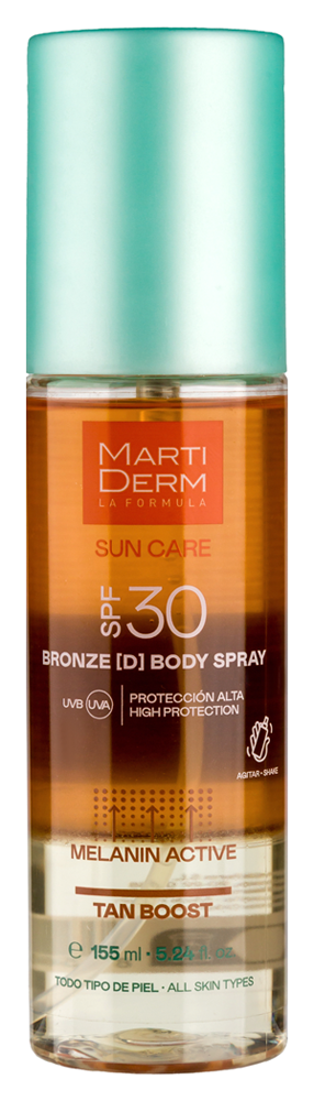 Изображение товара Martiderm Sun Care Bronzer D SPF30 спрей для тела 155 мл защита от солнца