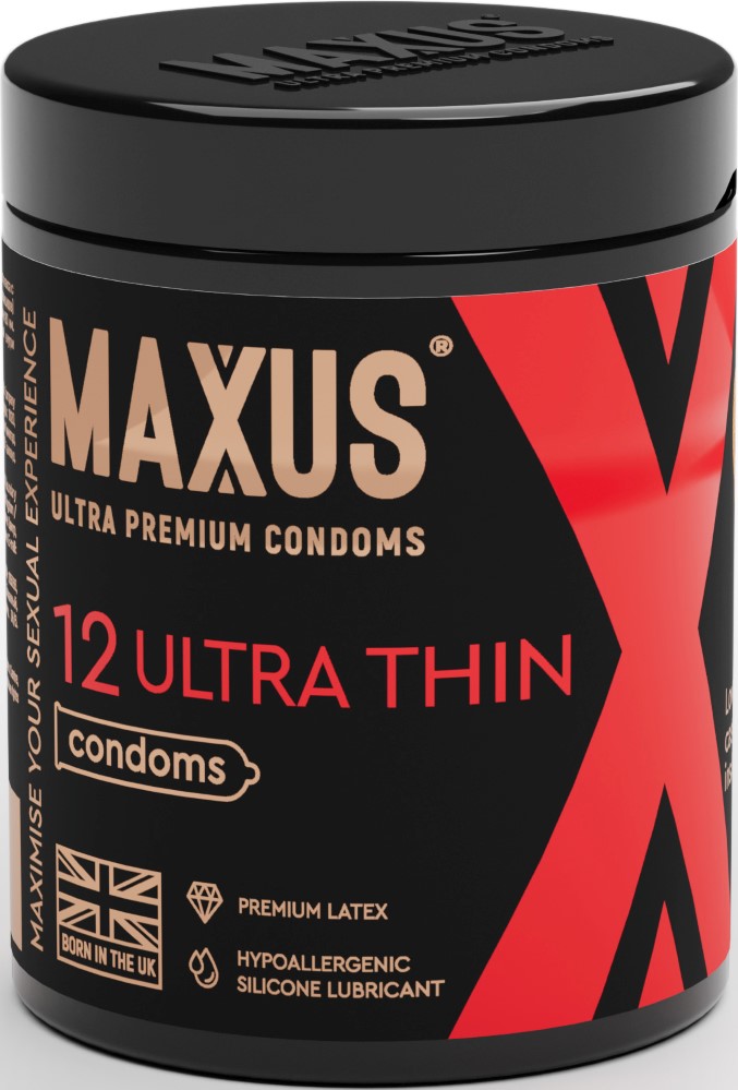 Изображение товара Презервативы Maxus Ultra Thin ультратонкие 12 шт. для защиты и ощущений