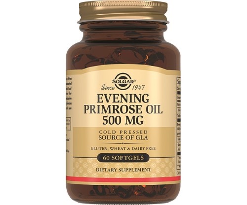 Изображение товара Солгар масло примулы вечерней 500 мг 60 капсул натуральная добавка