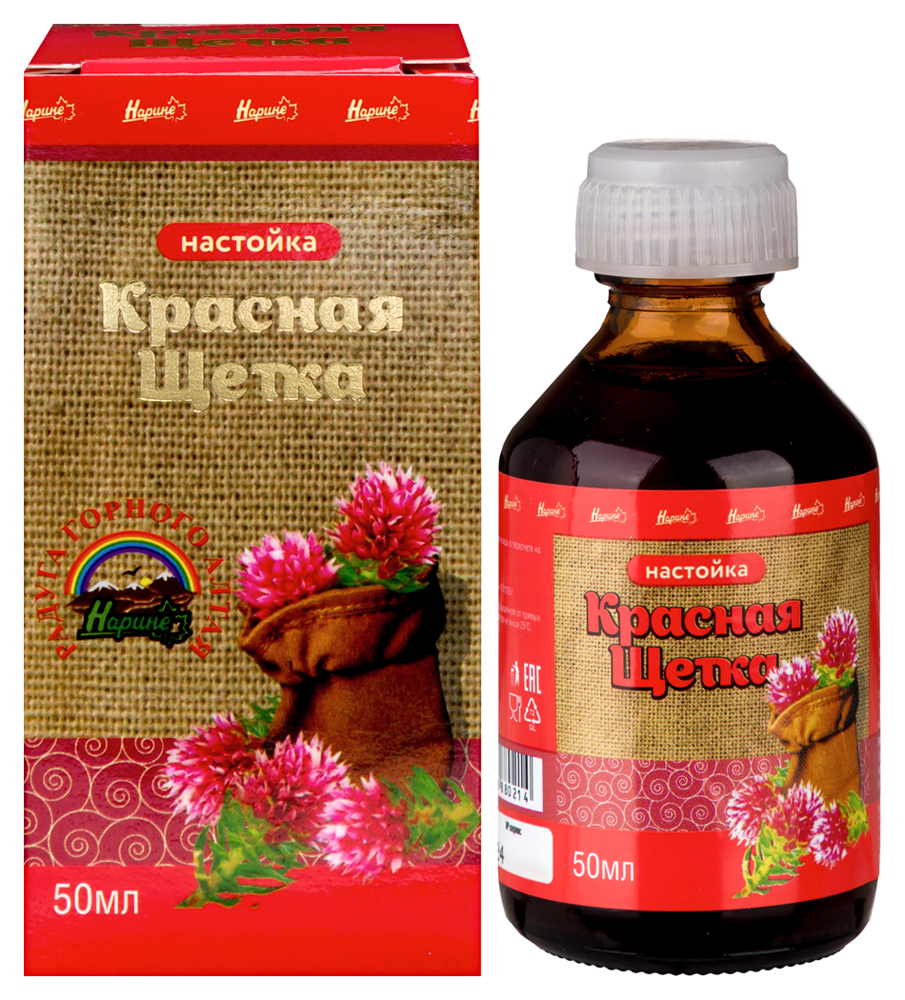 Изображение товара Красная щетка настойка 50 мл - БАД для здоровья