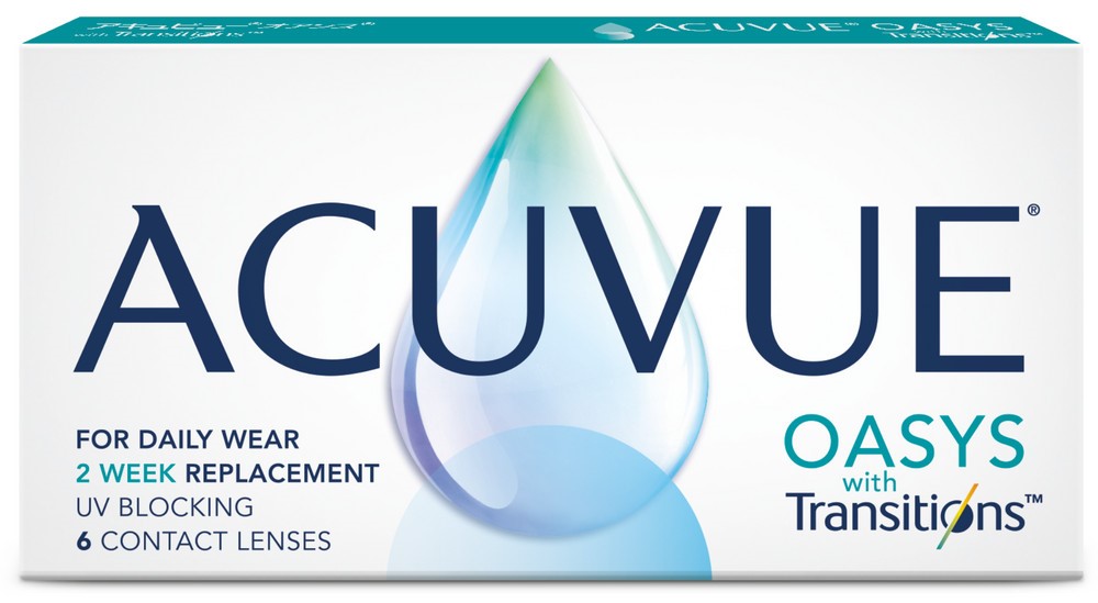 ACUVUE OASYS WITH TRANSITIONS ДВУХНЕДЕЛЬНЫЕ КОНТАКТНЫЕ ЛИНЗЫ /-2.50/ N6 инструкция по применению