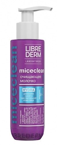 Изображение товара Librederm miceclean hydra молочко очищающее для сухой и чувствительной кожи 150 мл
