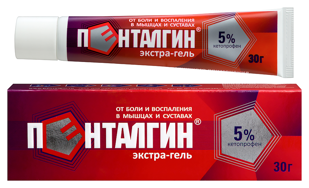 Изображение товара Пенталгин экстра-гель 5% для наружного применения 30 гр