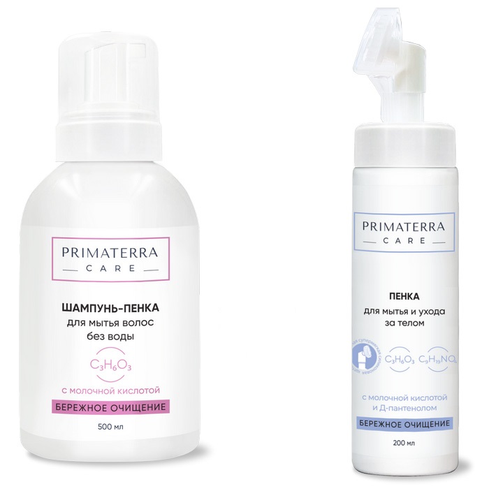 Изображение товара Набор Primaterra Care Пенка 200 мл и Шампунь 500 мл