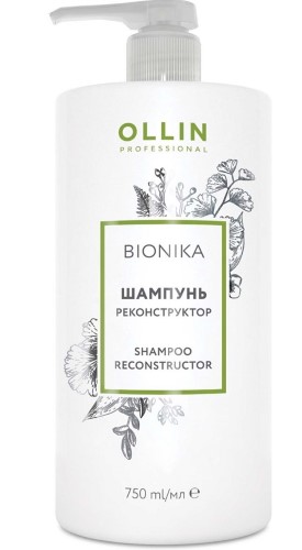Изображение товара Шампунь Ollin Bionika реконструктор для тонких и безжизненных волос 750 мл