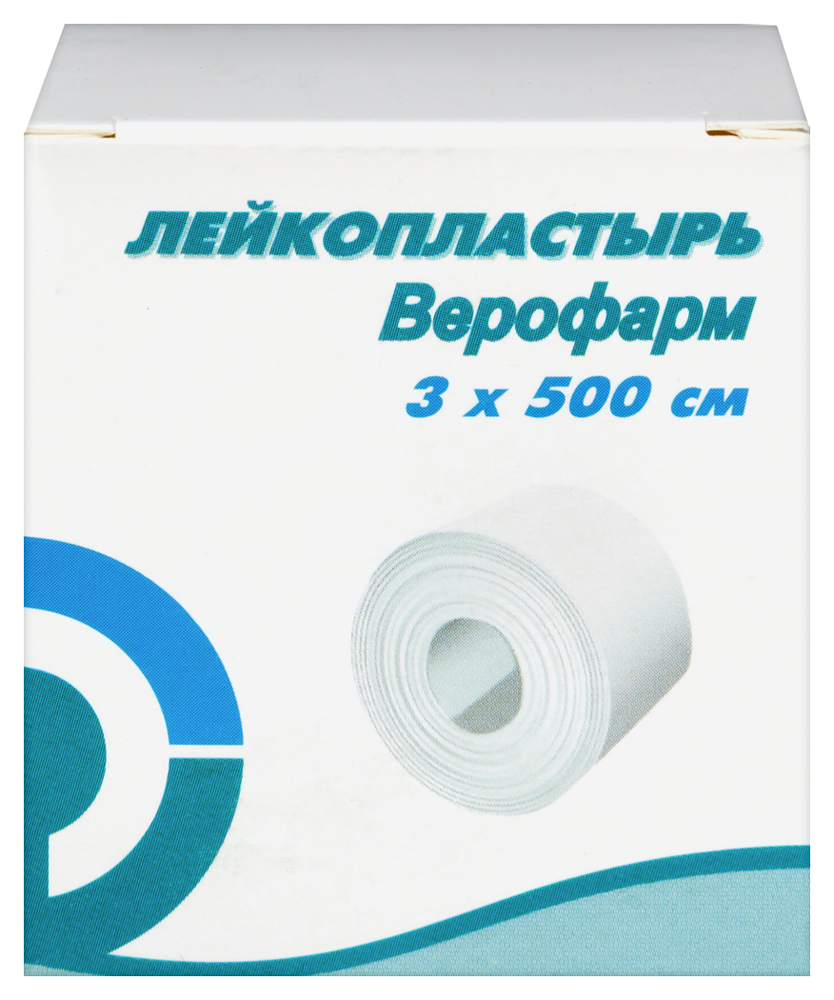 Изображение товара Лейкопластырь верофарм 3х500 см для фиксации повязок
