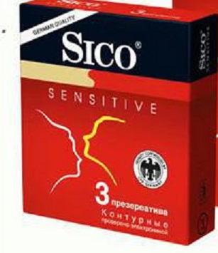 Изображение товара Sico презерватив sensitive контурные 3 шт.
