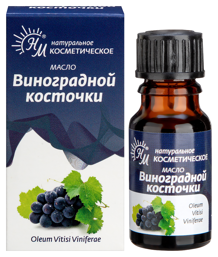 Изображение товара Натуральное косметическое масло виноградной косточки 10 мл для кожи и волос Изображение товара Натуральное косметическое масло виноградной косточки 10 мл для кожи и волос