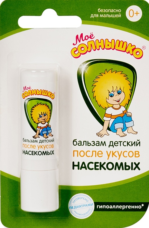 Изображение товара Мое солнышко бальзам после укусов насекомых детский 2,8
