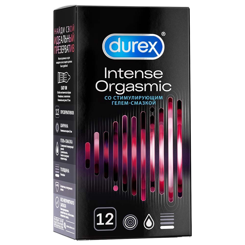 Изображение товара Durex презервативы intense orgasmic 12 шт.