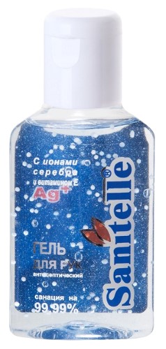 Изображение товара Sanitelle гель для рук антисептический с ионами серебра и витамином е 50 мл