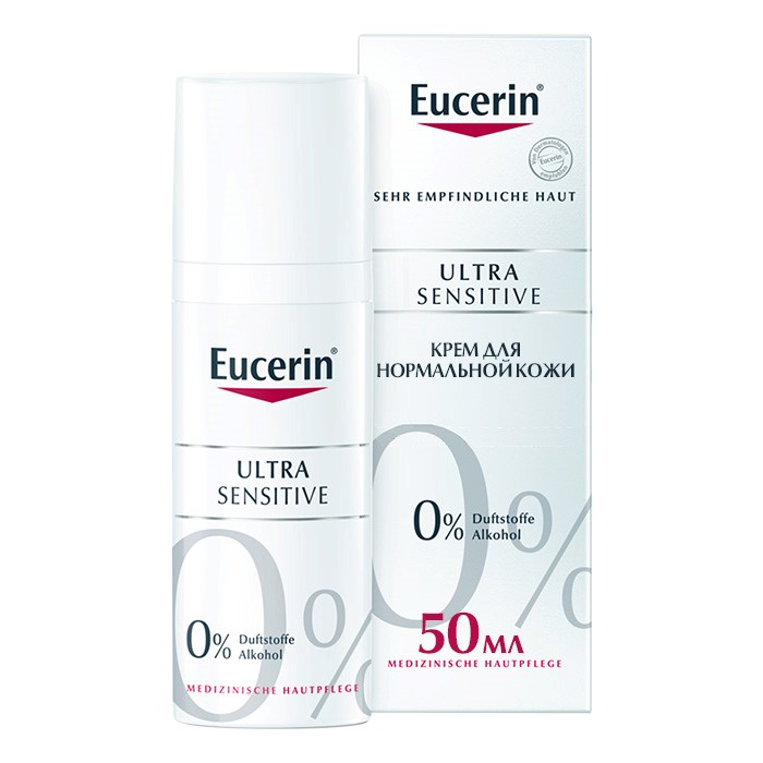 Изображение товара Eucerin Ultrasensitive успокаивающий крем для чувствительной кожи 50 мл