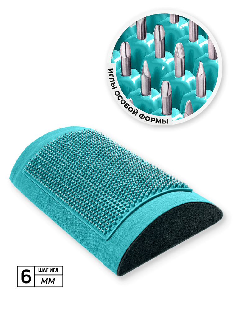 Изображение товара Массажер медицинский аппликатор кузнецова металломагнитный валик для поясницы полиметаллический/бирюзовый