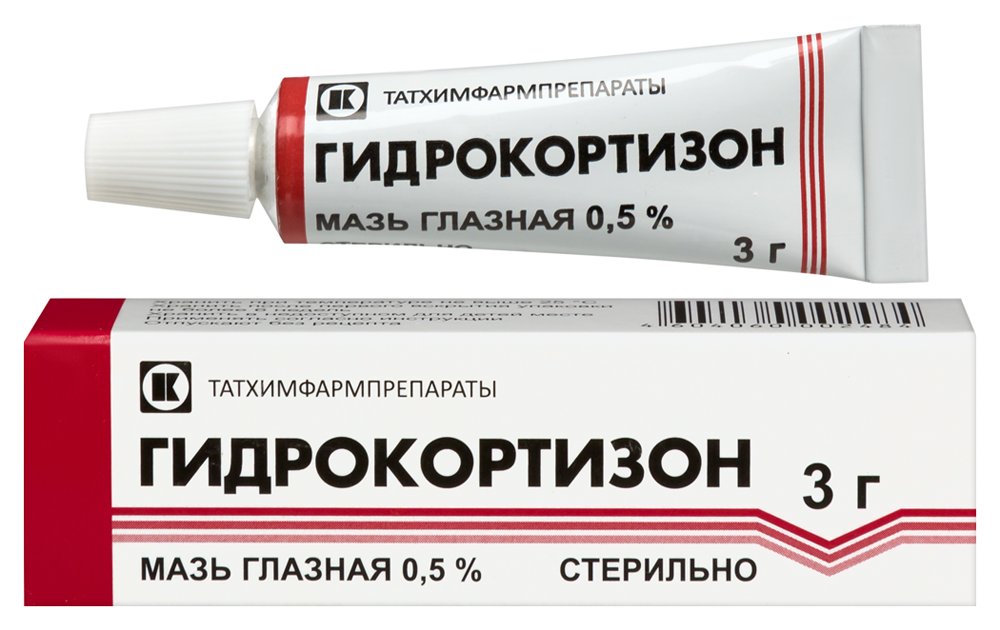 Изображение товара Гидрокортизон 0,5% мазь глазная 3 гр