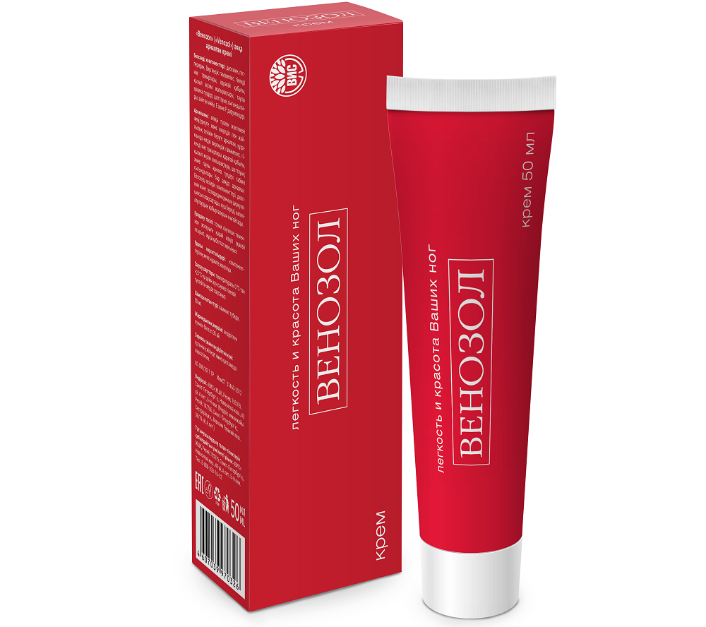 Изображение товара Венозол крем 50 мл для ухода за кожей ног