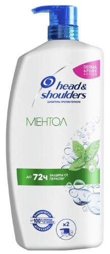 Head & shoulders шампунь против перхоти ментол 900 мл инструкция по применению
