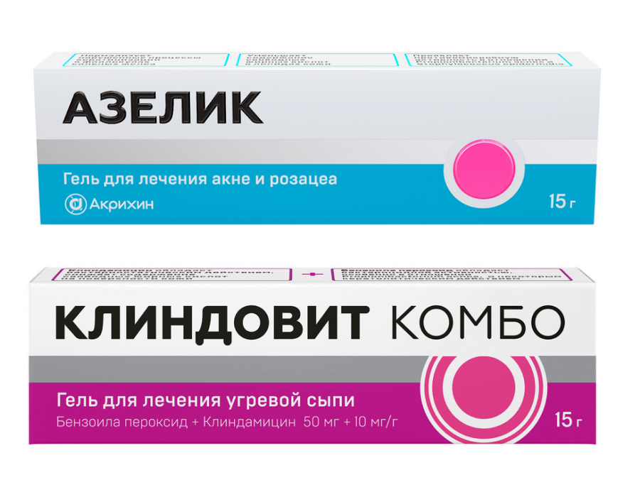Изображение товара НАБОР КЛИНДОВИТ КОМБО 0,05+0,01/Г 15,0 ГЕЛЬ Д/НАРУЖ ПРИМ + АЗЕЛИК 15% ГЕЛЬ ДЛЯ НАРУЖНОГО ПРИМЕНЕНИЯ 15 ГР закажи со скидкой