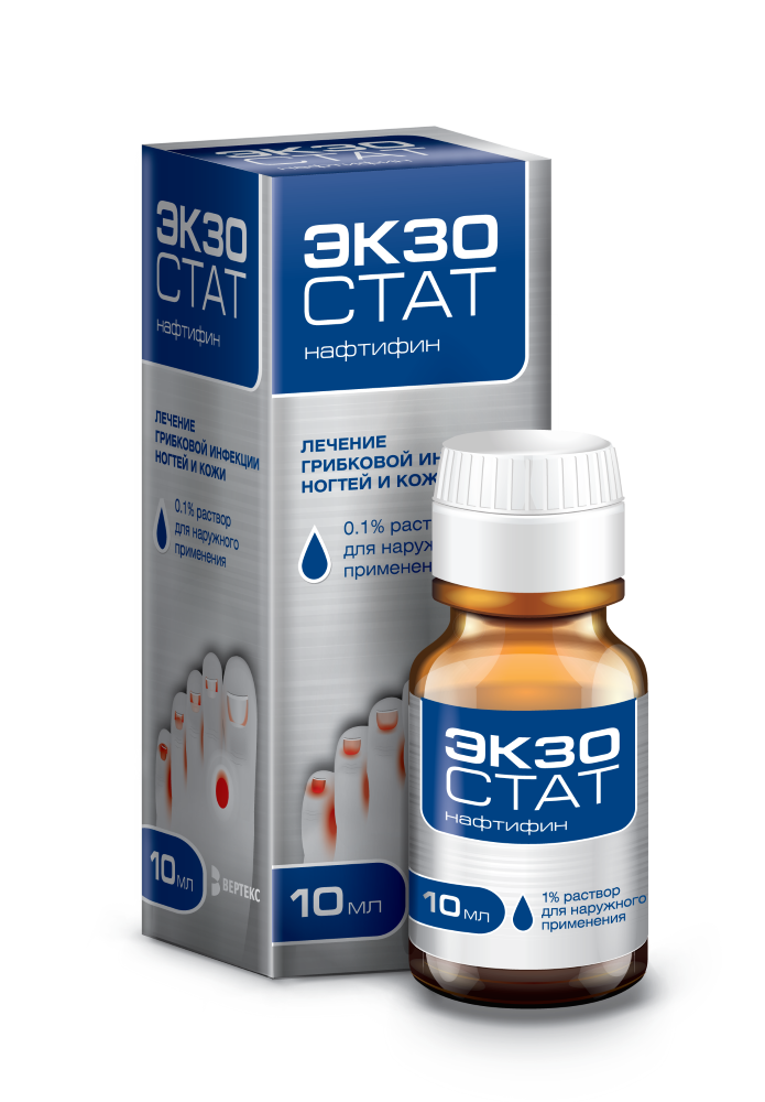 Изображение товара Экзостат 1% раствор для наружного применения 10 мл флакон