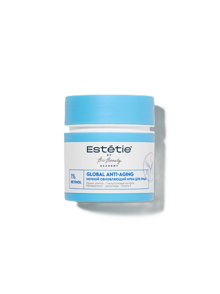 Изображение товара Estetie ночной крем для лица global anti-aging 45 мл обновляющий и омолаживающий