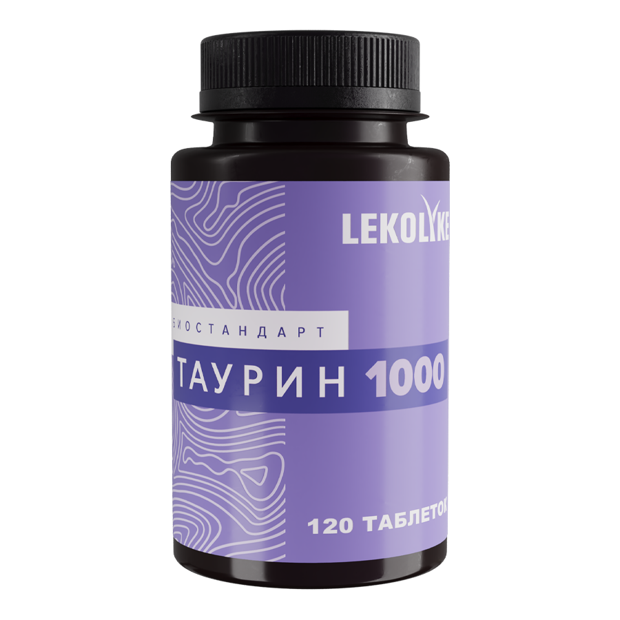 Изображение товара Lekolike биостандарт таурин 1000 120 шт. таблетки массой 600 мг
